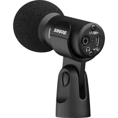 Shure MV88+ Home Kit Digital Stereo USB Condenser Microphone for Computers Shure MV88+ Home Kit Digital Stereo USB Condenser Microphone for Computers