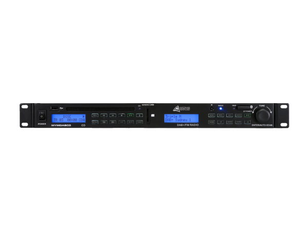 Australian Monitor MYMDABCD DAB+FM Tuner and CD Player USB, SD Card and Bluetooth Australian Monitor MYMDABCD DAB+FM Tuner and CD Player USB, SD Card and Bluetooth