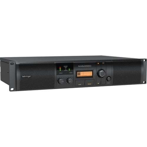Behringer NX6000D Ultra-Lightweight 6000-Watt Class-D Power Amplifier Behringer NX6000D Ultra-Lightweight 6000-Watt Class-D Power Amplifier