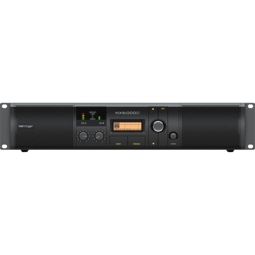 Behringer NX6000D Ultra-Lightweight 6000-Watt Class-D Power Amplifier Behringer NX6000D Ultra-Lightweight 6000-Watt Class-D Power Amplifier