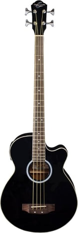 Oscar Schmidt OB100B 4-String Acoustic-Electric Bass Guitar