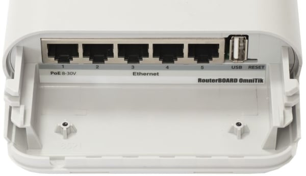 Mikrotik OmniTIK 5 Weatherproof Outdoor AP with Dual-polarized Omni Antenna Mikrotik OmniTIK 5 Weatherproof Outdoor AP with Dual-polarized Omni Antenna