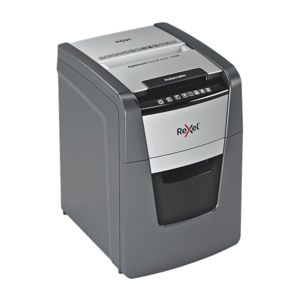Rexel Optimum Auto+100M 100 Sheet 80 gsm P-5 Jam-Free Auto Reverse Function Micro Cut Shredder Rexel Optimum Auto+100M 100 Sheet 80 gsm P-5 Jam-Free Auto Reverse Function Micro Cut Shredder