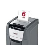 Rexel Optimum Auto+100M 100 Sheet 80 gsm P-5 Jam-Free Auto Reverse Function Micro Cut Shredder Rexel Optimum Auto+100M 100 Sheet 80 gsm P-5 Jam-Free Auto Reverse Function Micro Cut Shredder