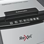 Rexel Optimum Auto+100M 100 Sheet 80 gsm P-5 Jam-Free Auto Reverse Function Micro Cut Shredder Rexel Optimum Auto+100M 100 Sheet 80 gsm P-5 Jam-Free Auto Reverse Function Micro Cut Shredder