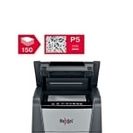 Rexel Optimum Auto+150M 150 Sheet 80 gsm P-5 Jam-Free Auto Reverse Function Micro Cut Shredder Rexel Optimum Auto+150M 150 Sheet 80 gsm P-5 Jam-Free Auto Reverse Function Micro Cut Shredder