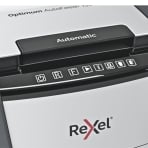 Rexel Optimum Auto+150X 150 Sheet 80 gsm P-4 Jam-Free Auto Reverse Function Cross Cut Shredder Rexel Optimum Auto+150X 150 Sheet 80 gsm P-4 Jam-Free Auto Reverse Function Cross Cut Shredder