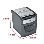 Rexel Optimum 50X 50 Sheet 80 gsm P-4 Jam-Free Auto Reverse Function Cross-Cut Shredder Rexel Optimum 50X 50 Sheet 80 gsm P-4 Jam-Free Auto Reverse Function Cross-Cut Shredder
