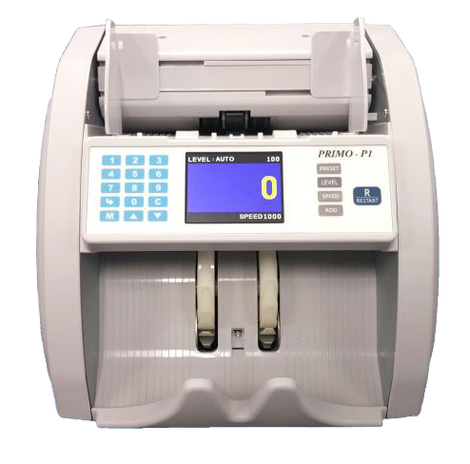 Primo P-1 Basic Banknote Counting Machine Efficient Currency Counter for Fast & Accurate Counting