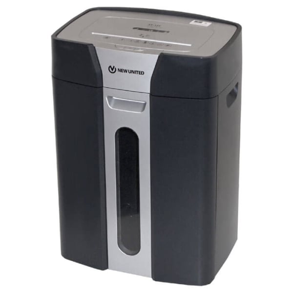 New United ST-15S P2 15 Sheets 80 Grams 18.9 Liters 3.9MM Strip Cut Shredder