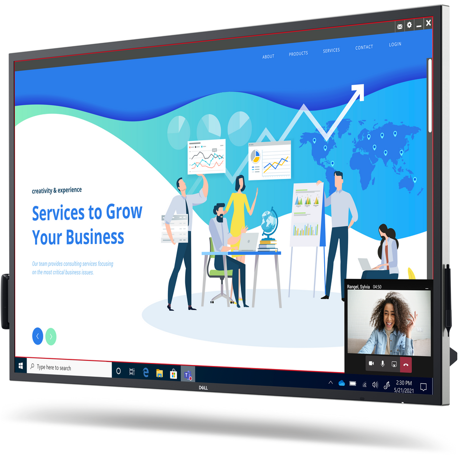 Dell C Series 65-inch 4K Interactive Flat Panel – C6522QT