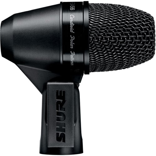 Shure PGA56 Cardioid Dynamic Snare/Tom Microphone with 15ft XLR Cable Shure PGA56 Cardioid Dynamic Snare/Tom Microphone with 15ft XLR Cable
