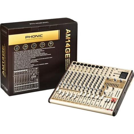 Phonic AM14GE AM Gold Edition Compact Mixer