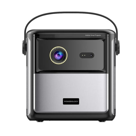 Powerology Starbeam PGTVPBK Projector – 450 Lumens, 100", Android TV