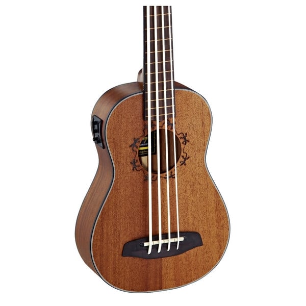 Ortega LIZZY-BSFL-GB Fretless Bariton Ukebass Mahogany Ortega LIZZY-BSFL-GB Fretless Bariton Ukebass Mahogany