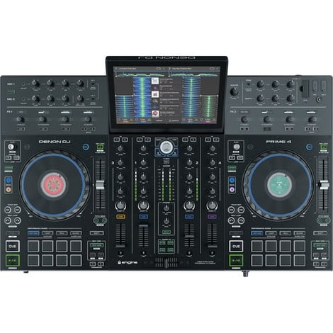Denon DJ Prime 4 Standalone 4-Deck DJ System with 10" Touchscreen