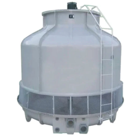 Round Cooling Tower with Up to 1562.4 m³/h Water Flow & Fiberglass Reinforced Structure
