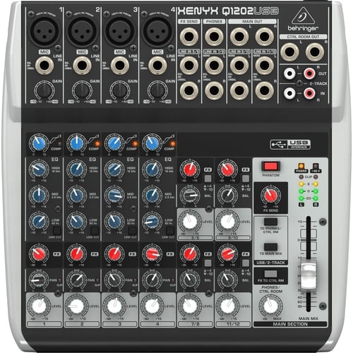 Behringer Q1202USB Premium 12-Input 2-Bus Mixer Behringer Q1202USB Premium 12-Input 2-Bus Mixer