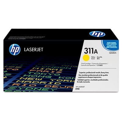HP 311A Yellow Original LaserJet Toner Cartridge Q2682A HP 311A Yellow Original LaserJet Toner Cartridge Q2682A
