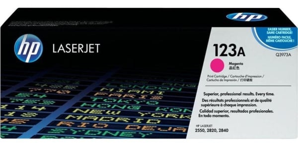 HP 123A Magenta Original LaserJet Cartridge Q3973A HP 123A Magenta Original LaserJet Cartridge Q3973A