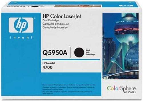 HP 643A Black Original LaserJet Toner Cartridge Q5950A HP 643A Black Original LaserJet Toner Cartridge Q5950A