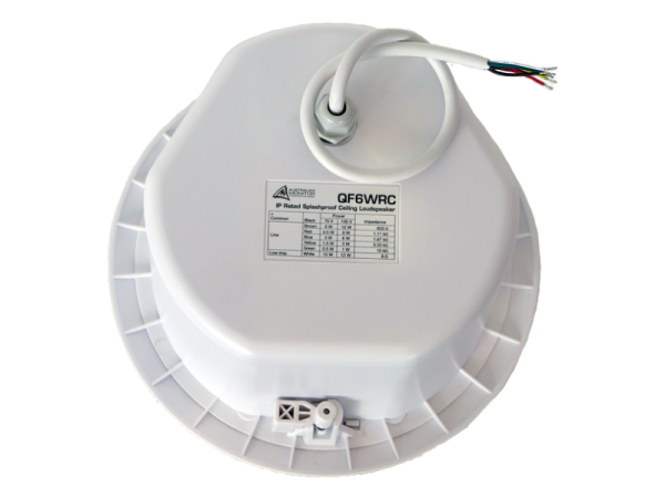 Australian Monitor QF6WRC 12W 6 inch Water Resistant Ceiling Speaker Australian Monitor QF6WRC 12W 6 inch Water Resistant Ceiling Speaker