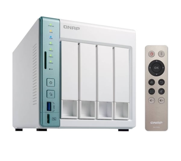 QNAP 4-Bay NAS, 2GB DDR3L RAM (max 8GB), SATA 6Gb/s QNAP 4-Bay NAS, 2GB DDR3L RAM (max 8GB), SATA 6Gb/s