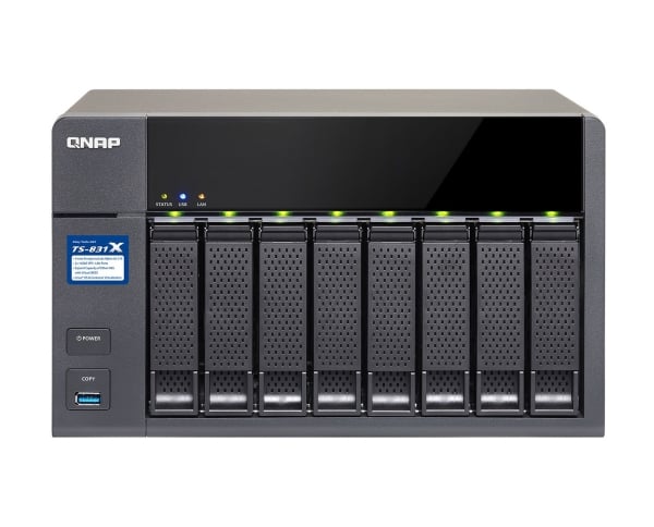 QNAP 8-Bay NAS, quad-core 1.4GHz, 8GB DDR3 SODIMM RAM QNAP 8-Bay NAS, quad-core 1.4GHz, 8GB DDR3 SODIMM RAM