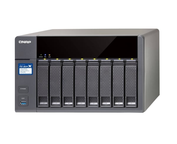 QNAP 8-Bay NAS, quad-core 1.4GHz, 8GB DDR3 SODIMM RAM QNAP 8-Bay NAS, quad-core 1.4GHz, 8GB DDR3 SODIMM RAM