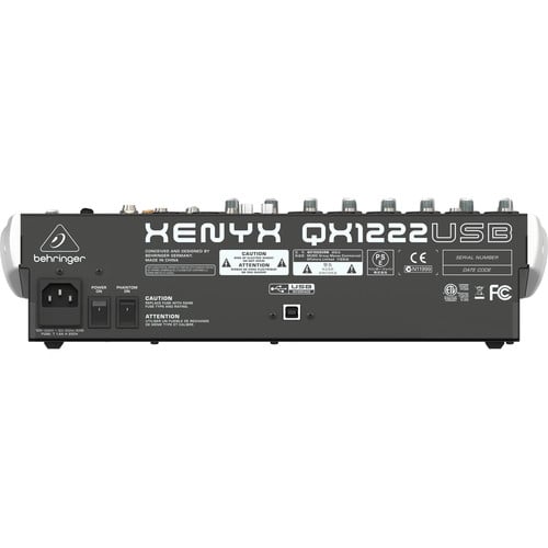 Behringer XENYX QX1222USB 16-Input USB Audio Mixer Behringer XENYX QX1222USB 16-Input USB Audio Mixer