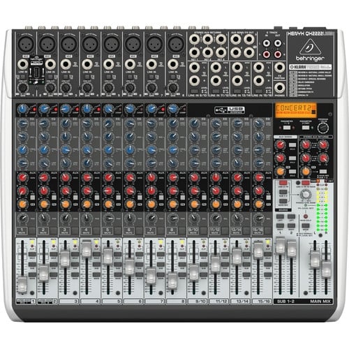 Behringer XENYX QX2222USB 22-Input USB Audio Mixer Behringer XENYX QX2222USB 22-Input USB Audio Mixer