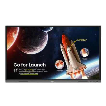 BenQ RE7503 75-inch interactive flat panel for classroom teaching