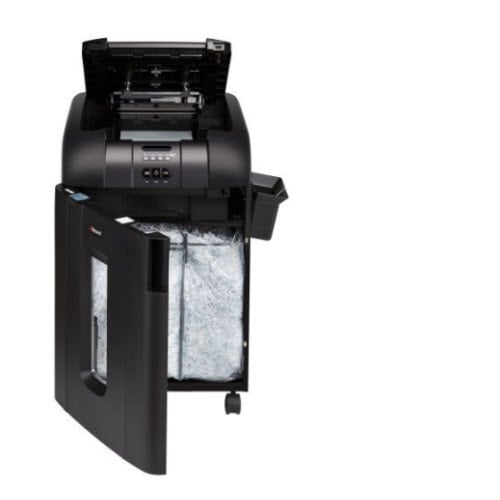 Rexel Auto+600M 9 Sheet 80 gsm P-5 Jam-Free Auto Reverse Function Micro Cut Shredder Rexel Auto+600M 9 Sheet 80 gsm P-5 Jam-Free Auto Reverse Function Micro Cut Shredder