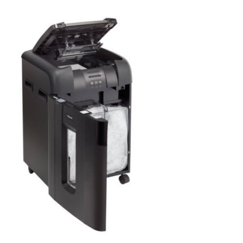 Rexel Auto+600M 9 Sheet 80 gsm P-5 Jam-Free Auto Reverse Function Micro Cut Shredder Rexel Auto+600M 9 Sheet 80 gsm P-5 Jam-Free Auto Reverse Function Micro Cut Shredder