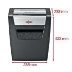 Rexel Momentum X312 12 Sheet 80 gsm P-3 Jam-Free Auto Reverse Function Cross Cut Shredder Rexel Momentum X312 12 Sheet 80 gsm P-3 Jam-Free Auto Reverse Function Cross Cut Shredder