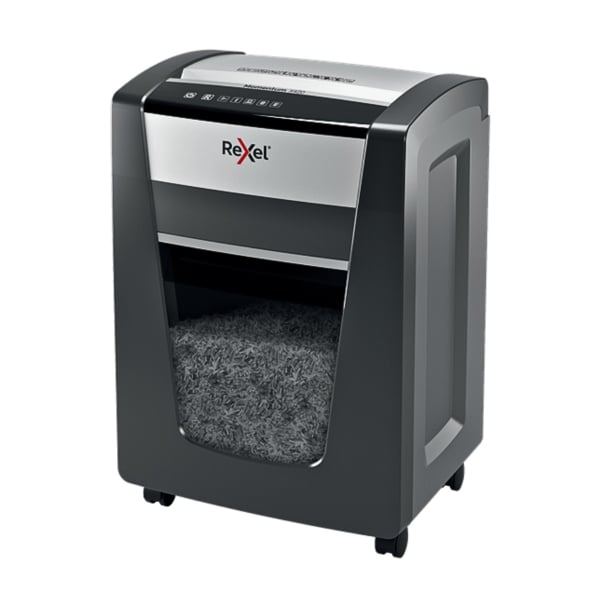 Rexel Momentum X420 20 Sheet 80 gsm P-4 Jam-Free Auto Reverse Function Cross Cut Shredder Rexel Momentum X420 20 Sheet 80 gsm P-4 Jam-Free Auto Reverse Function Cross Cut Shredder