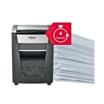 Rexel Momentum X420 20 Sheet 80 gsm P-4 Jam-Free Auto Reverse Function Cross Cut Shredder Rexel Momentum X420 20 Sheet 80 gsm P-4 Jam-Free Auto Reverse Function Cross Cut Shredder