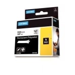 Dymo Rhino S0718160 Permanent Polyester Tape 9mm x 5.5m - Black on Clear Dymo Rhino S0718160 Permanent Polyester Tape 9mm x 5.5m - Black on Clear