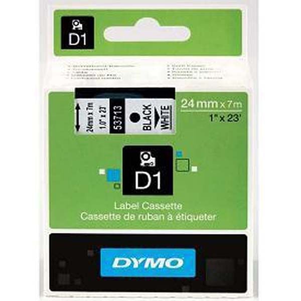 Dymo S0720930 D1 Tape 24mm Black on White Dymo S0720930 D1 Tape 24mm Black on White