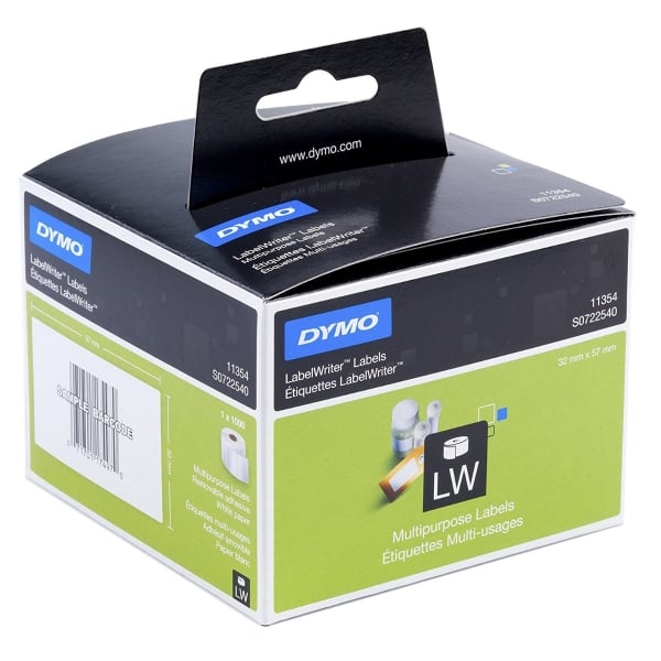 Dymo S0722540 Multi-Purpose Labels 57mm x 32mm Dymo S0722540 Multi-Purpose Labels 57mm x 32mm