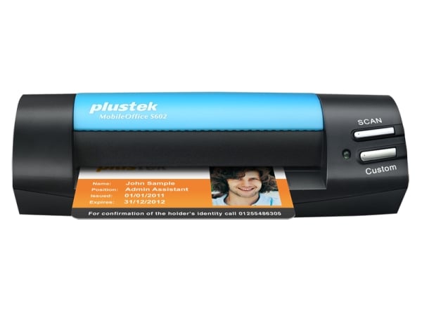 PlusTek Mobile Office S602 USB Powered ID & Card Scanner PlusTek Mobile Office S602 USB Powered ID & Card Scanner