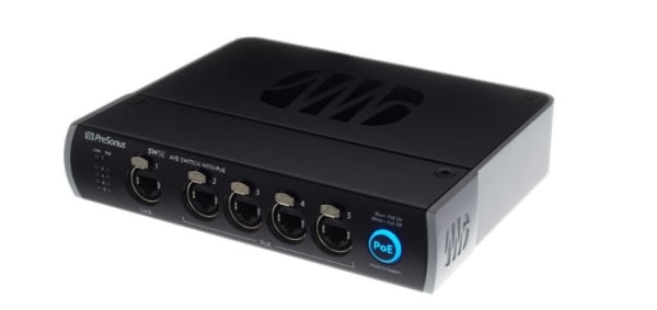 Presonus SW5E UK 5-Port AVB switch With PoE Function Presonus SW5E UK 5-Port AVB switch With PoE Function
