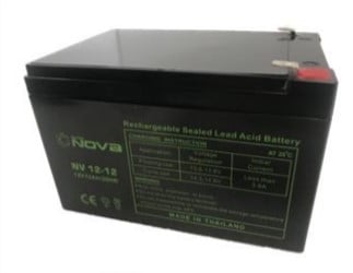 Nova NV1.2-12 12 Volts Sealed Lead Acid Battery