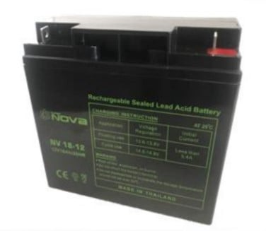 Nova NV18-12 Volts AGM-VRLA Sealed Lead Acid Battery