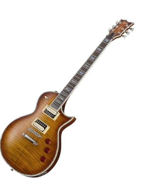 ESP LEC1000ASB LTD EC-1000 Electric Guitar-Amber Sunburst ESP LEC1000ASB LTD EC-1000 Electric Guitar-Amber Sunburst