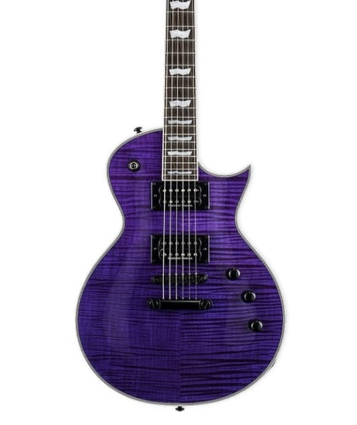 ESP LTD Deluxe Eclipse EC-1000, Flamed Maple Top, See Thru Purple Finish ESP LTD Deluxe Eclipse EC-1000, Flamed Maple Top, See Thru Purple Finish