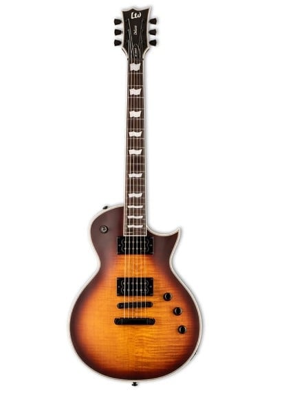 ESP LTD Deluxe Eclipse EC-1000 Traditional Series Flamed Maple Tobacco Sunburst Satin Finish