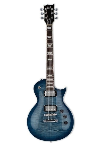 ESP LTD Eclipse EC-256 Flame Maple Top, Cobalt Blue Finish Guitar ESP LTD Eclipse EC-256 Flame Maple Top, Cobalt Blue Finish Guitar