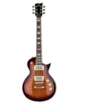 ESP LTD Eclipse EC-256 Flame Maple Top, Dark Brown Sunburst Finish Guitar ESP LTD Eclipse EC-256 Flame Maple Top, Dark Brown Sunburst Finish Guitar