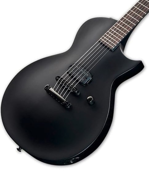 ESP LTD Eclipse Black Metal, Black Satin Finish Guitar ESP LTD Eclipse Black Metal, Black Satin Finish Guitar